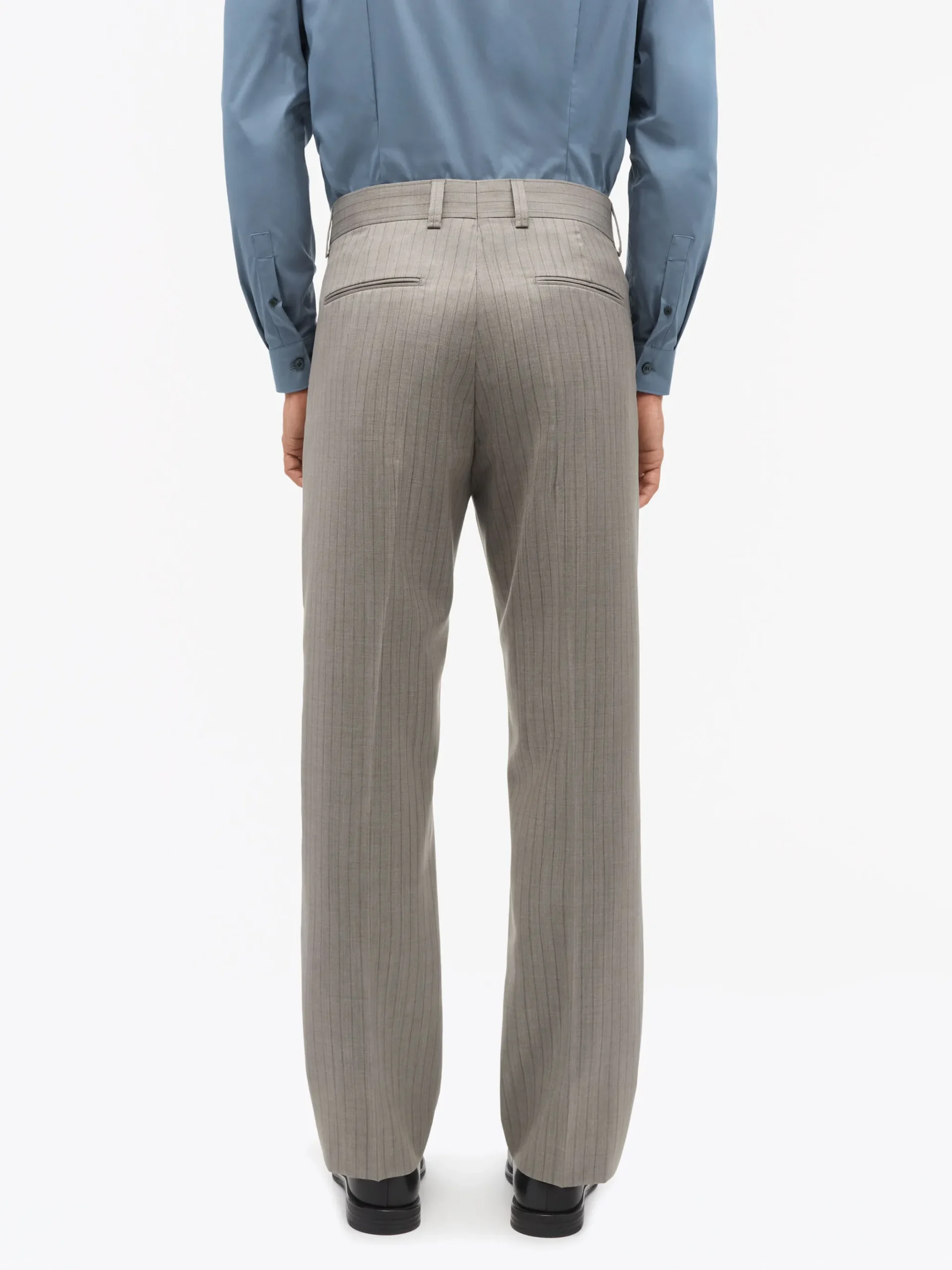 Ease pinstripe kostym i ull