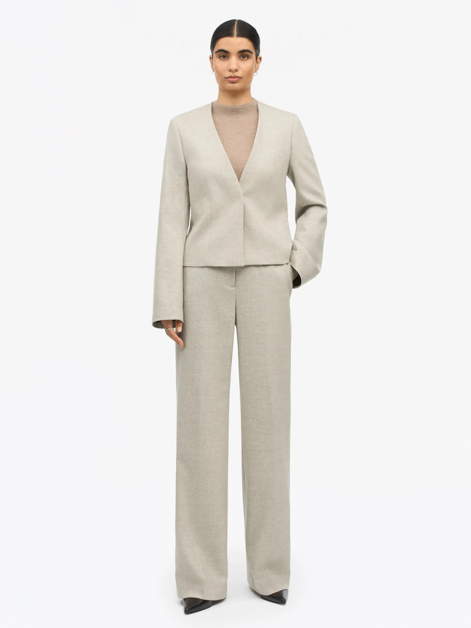 Eleanor Beige Kostym