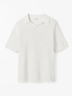 Eoin P Ribbstickad Polo