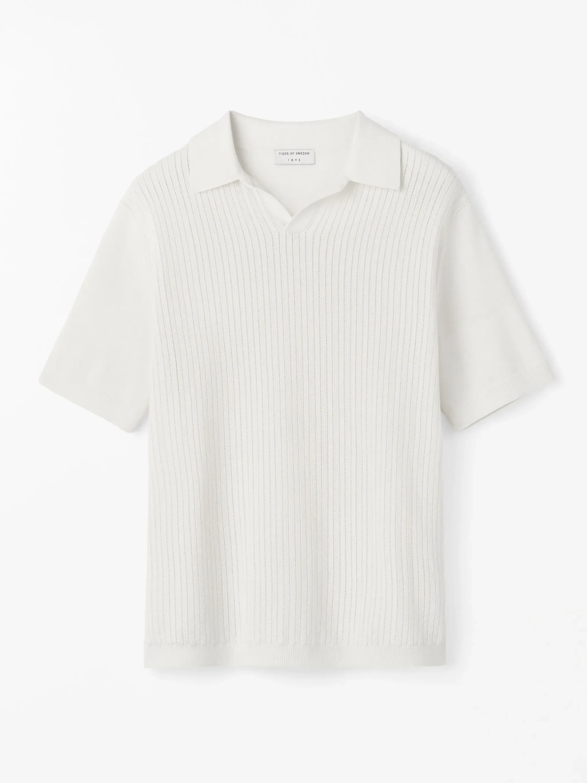 Eoin P Ribbstickad Polo