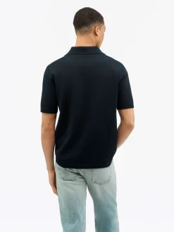 Eoin P Ribbstickad Polo
