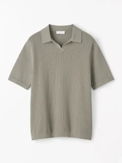 Eoin P Ribbstickad Polo