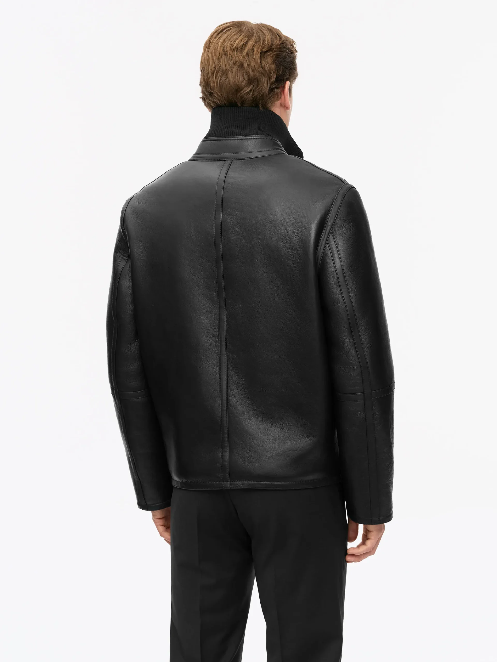 Erling Shearling Läderjacka
