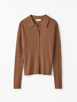 Isla Stickad Polo