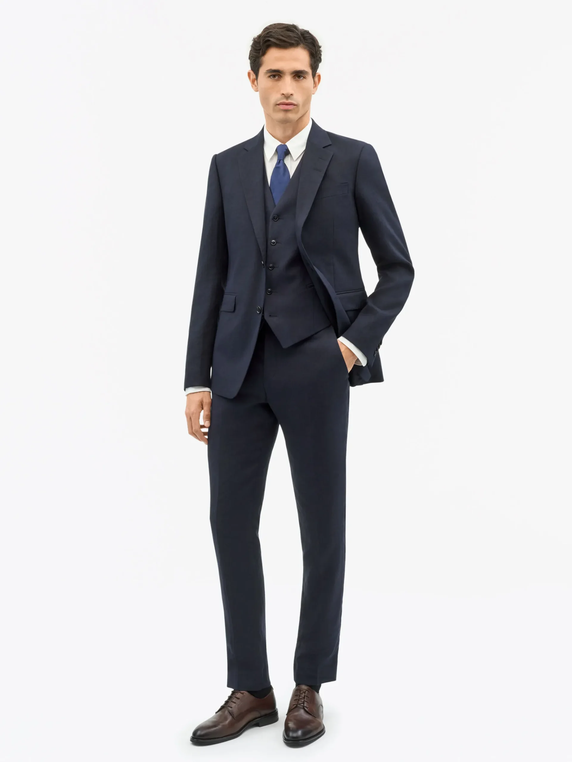Justin Slim-Fit Kavaj i Linne