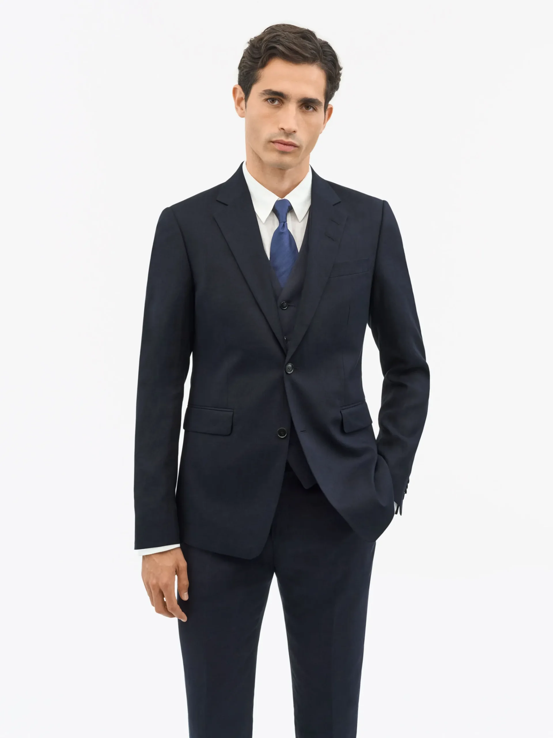 Justin Slim-Fit Kavaj i Linne