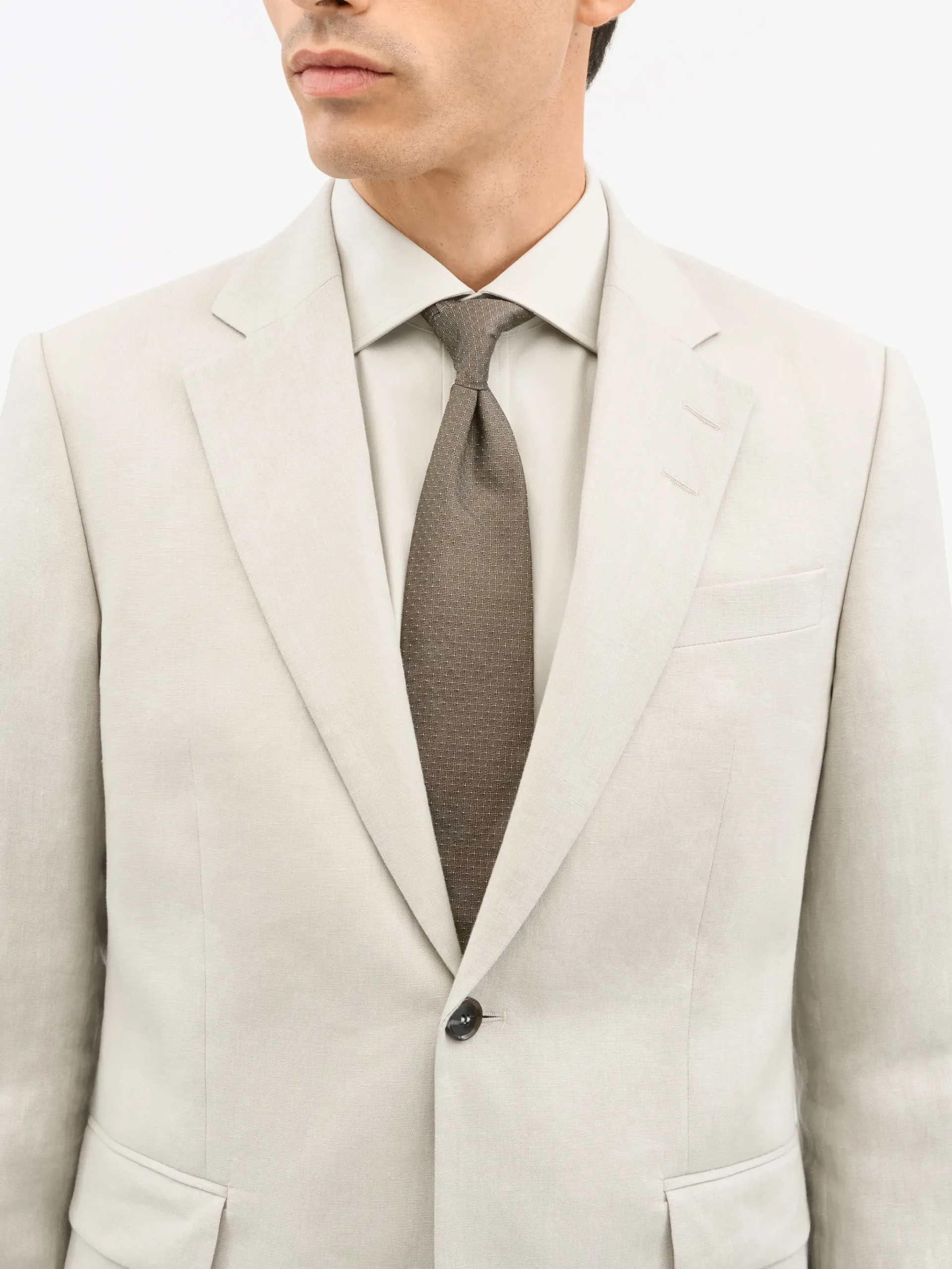 Justin Slim-Fit Kavaj i Linne