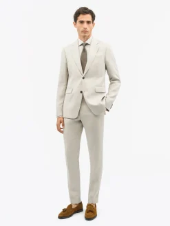 Justin Slim-Fit Kavaj i Linne