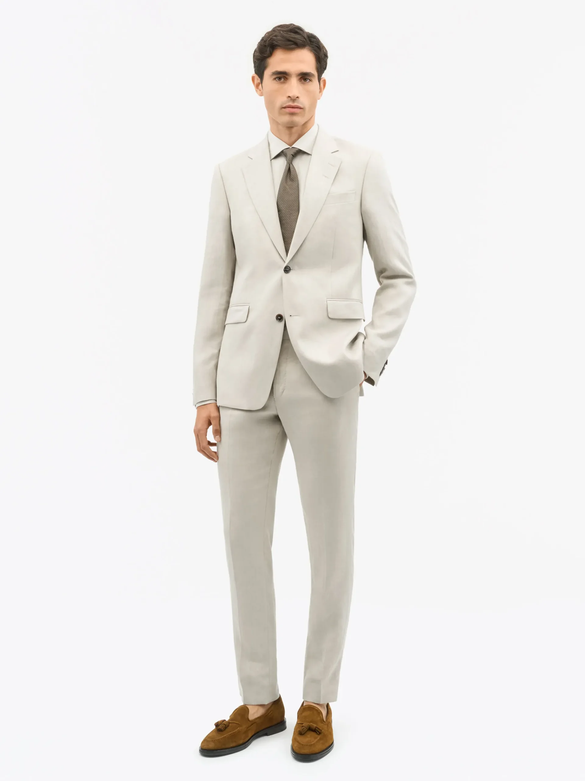 Justin Slim-Fit Kavaj i Linne