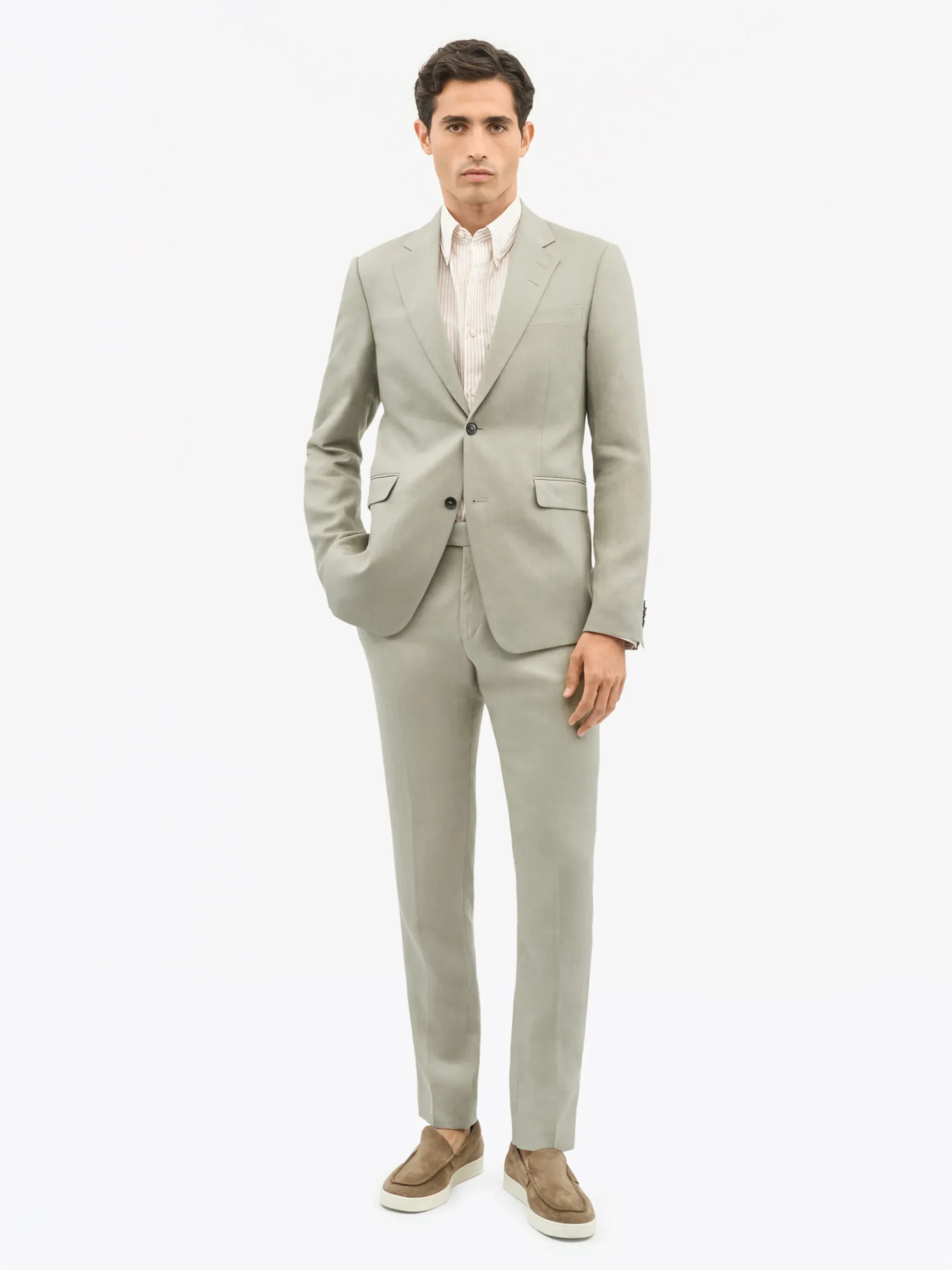 Justin Slim-Fit Kavaj i Linne