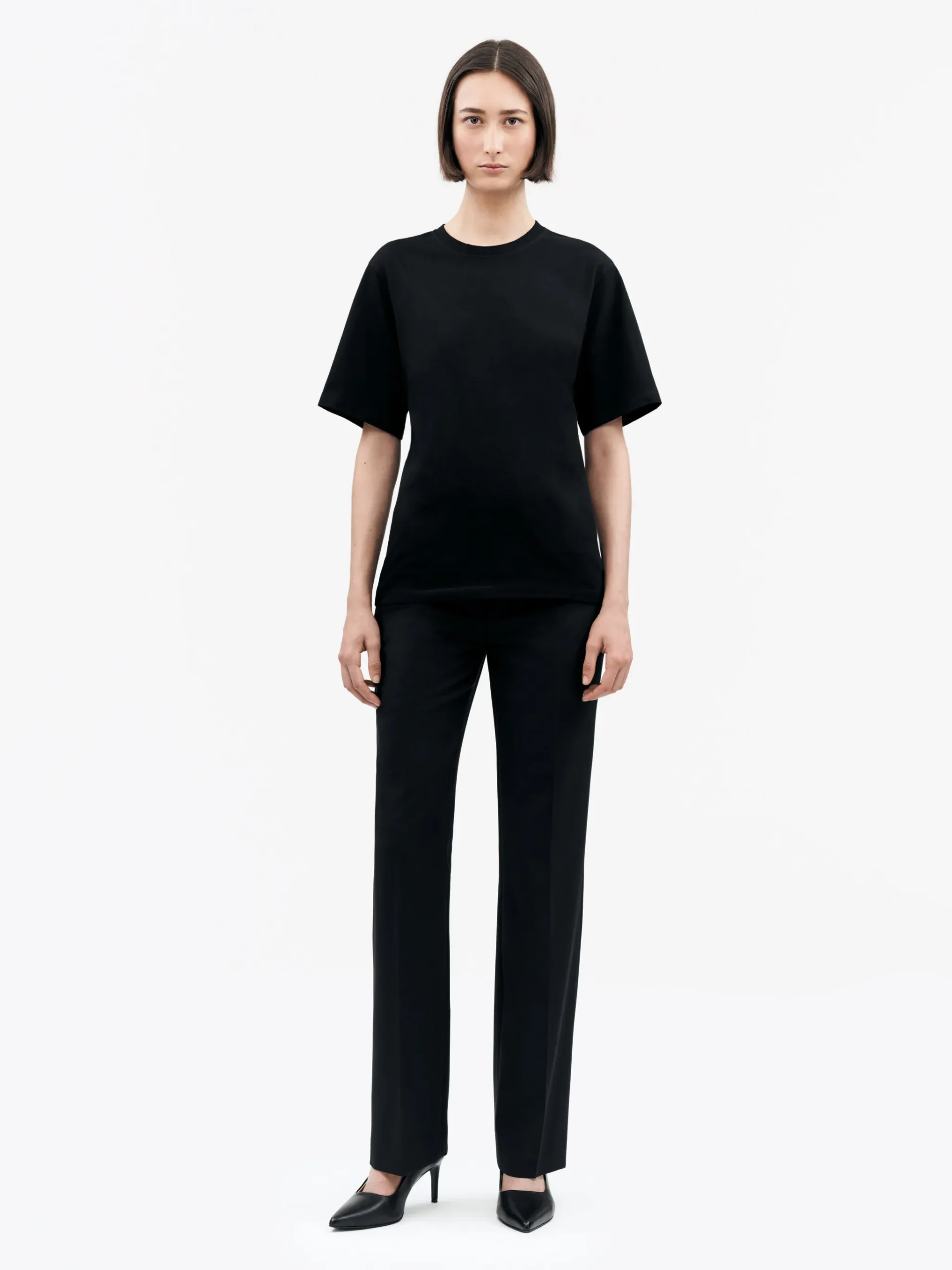 Lori T-Shirt Bomull Rund Hals