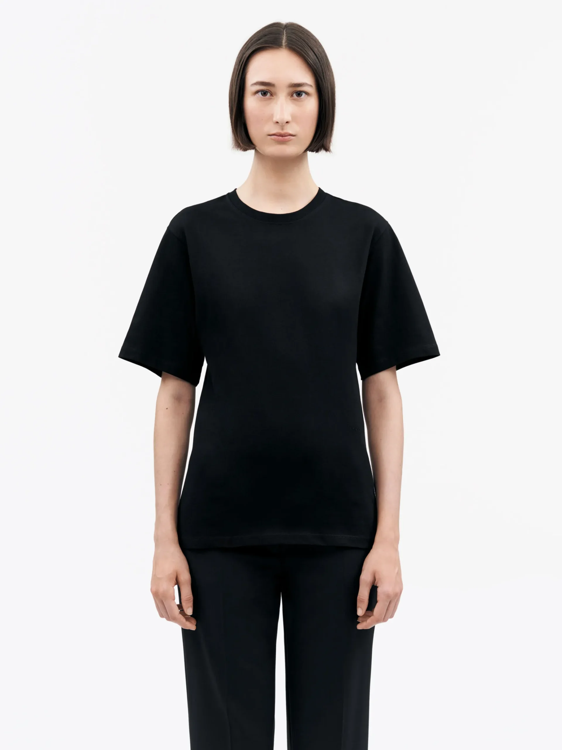Lori T-Shirt Bomull Rund Hals