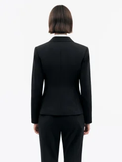 Mirja Slim Fit Svart Kostym