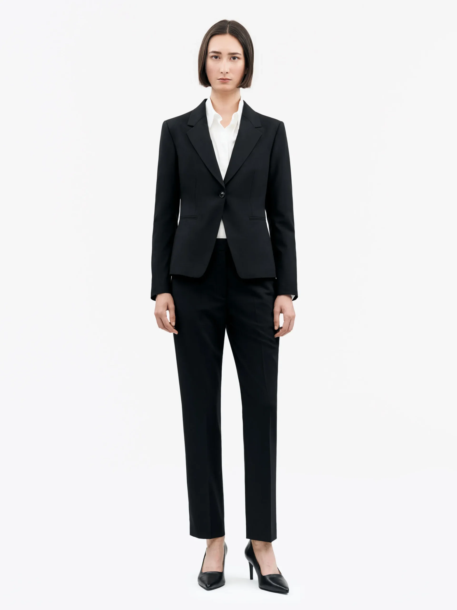Mirja Slim Fit Svart Kostym