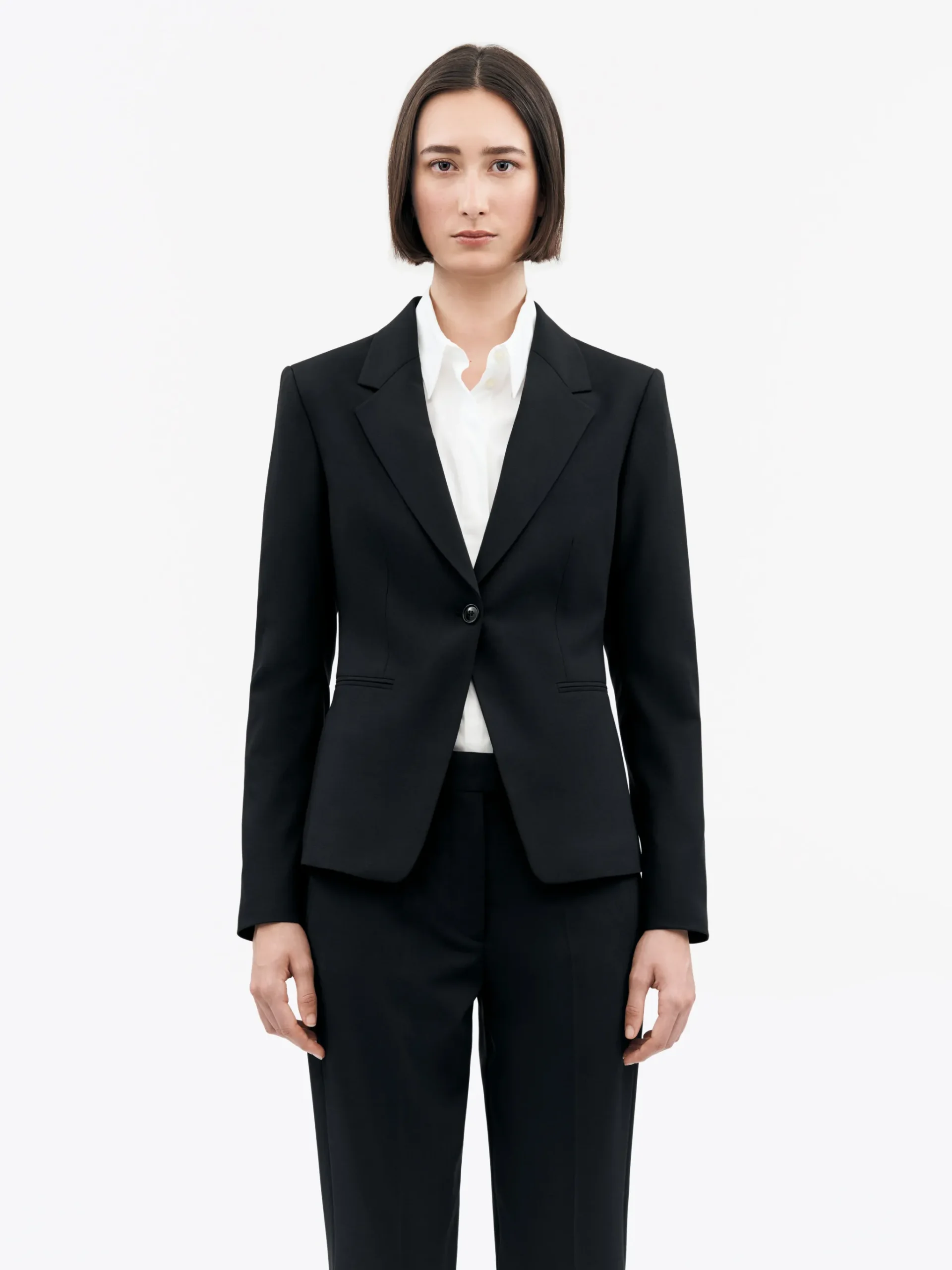 Mirja Slim Fit Svart Kostym