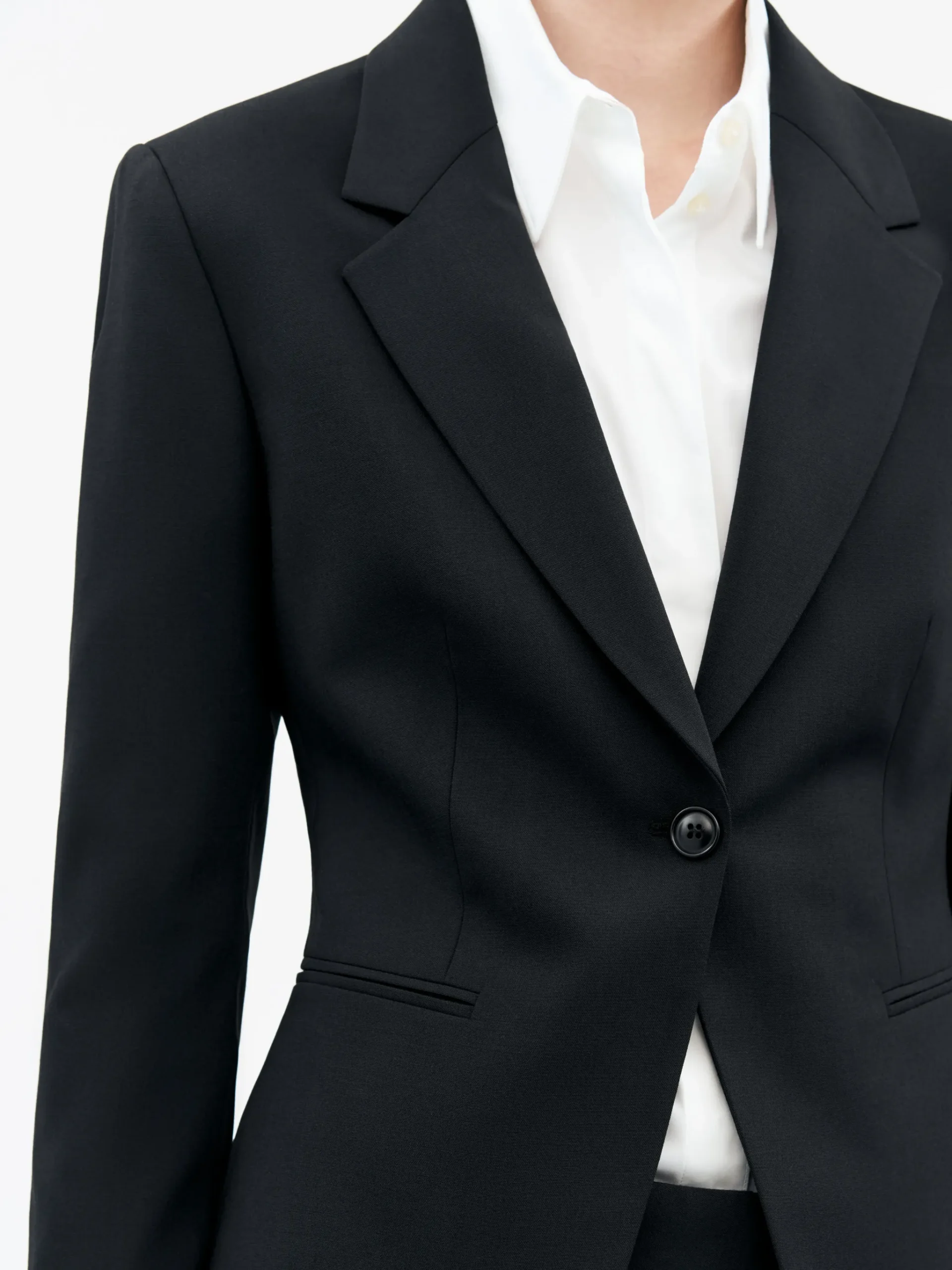 Mirja Slim Fit Svart Kostym