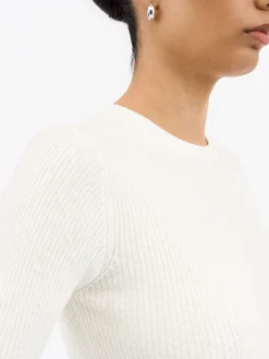 Orvi Slim Stickad T-Shirt