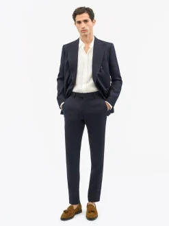 Tenuta Slim-Fit Byxor i Linne