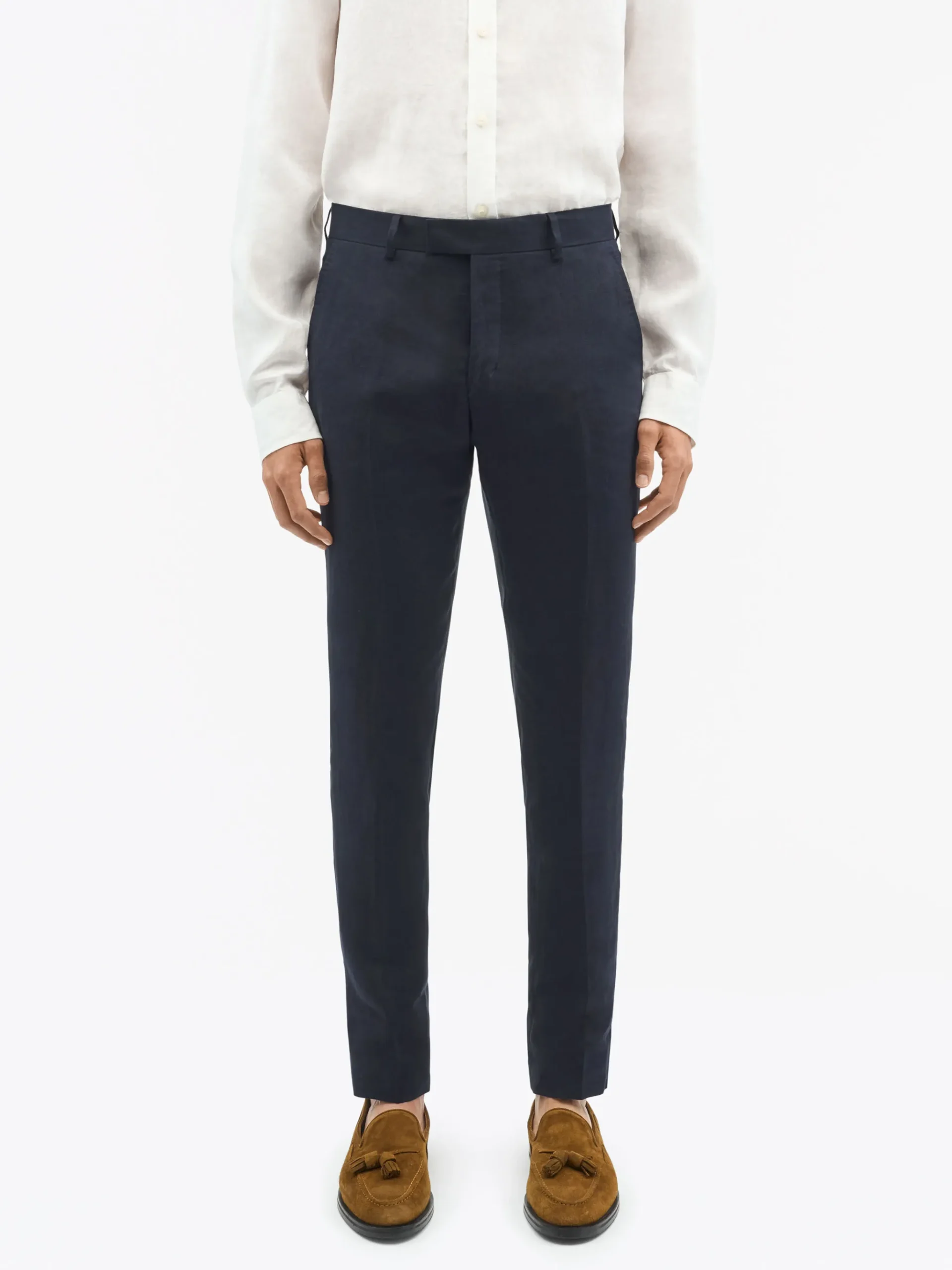 Tenuta Slim-Fit Byxor i Linne