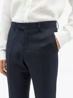 Tenuta Slim-Fit Byxor i Linne