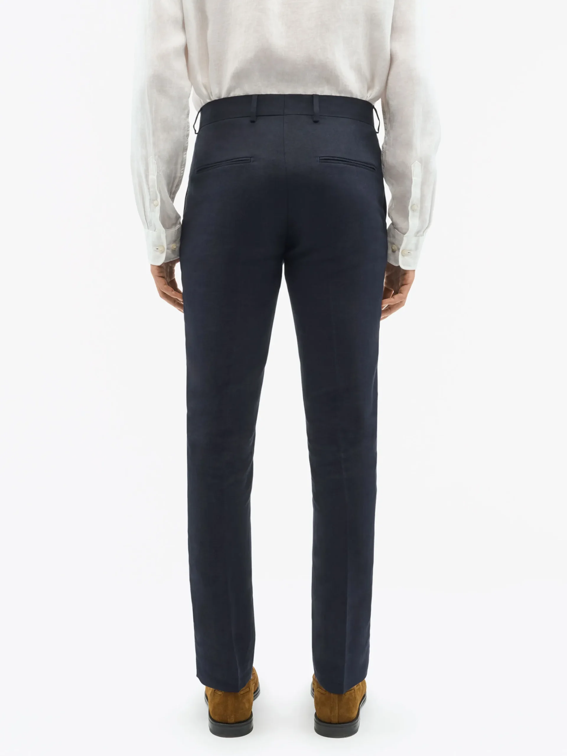 Tenuta Slim-Fit Byxor i Linne
