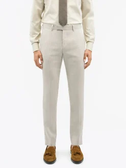 Tenuta Slim-Fit Byxor i Linne