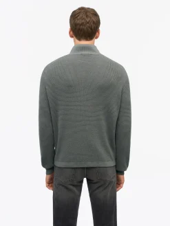 Travis Waffle-Stitch Half-Zip
