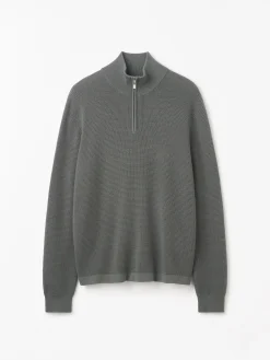 Travis Waffle-Stitch Half-Zip
